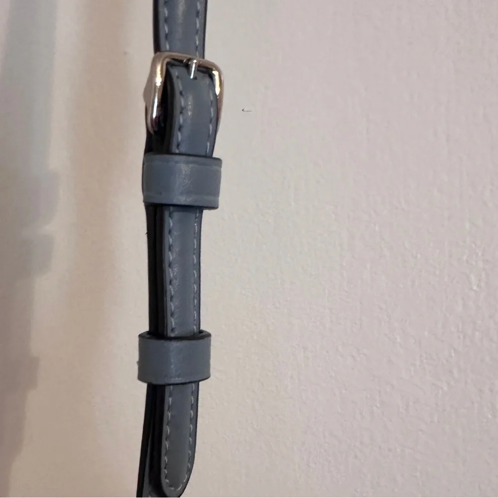 Coach Signature East West Pop Crossbody Handbag Light Khaki/Blue 101/2x7" - Picture 5 of 15